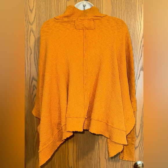 We the Free, Free People Sunbaby Mock Neck Drop Shoulder Ribbed Long Sleeve Top - Picture 7 of 12